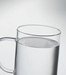 Glass mug with cork base