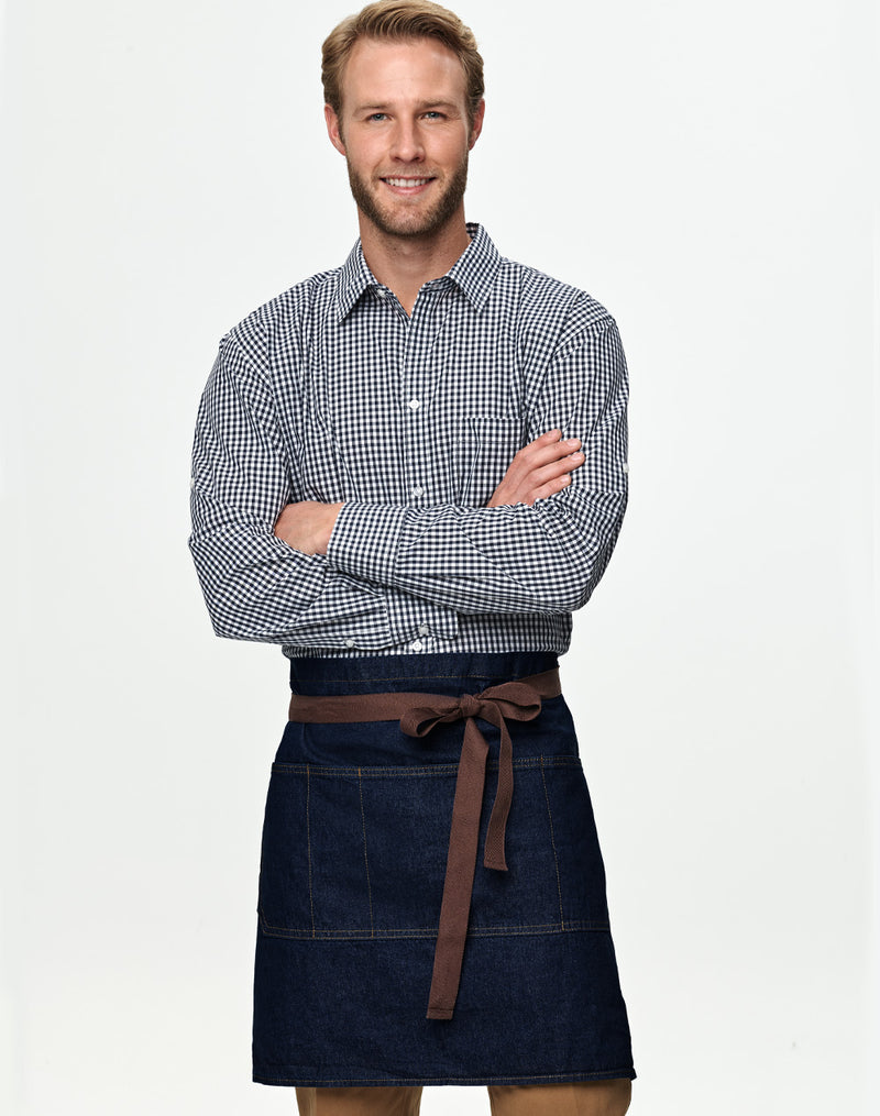 AP10 - East Village Half Denim Apron