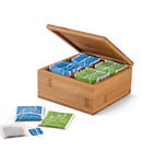 Bamboo Tea Box with 40 tea bags included
