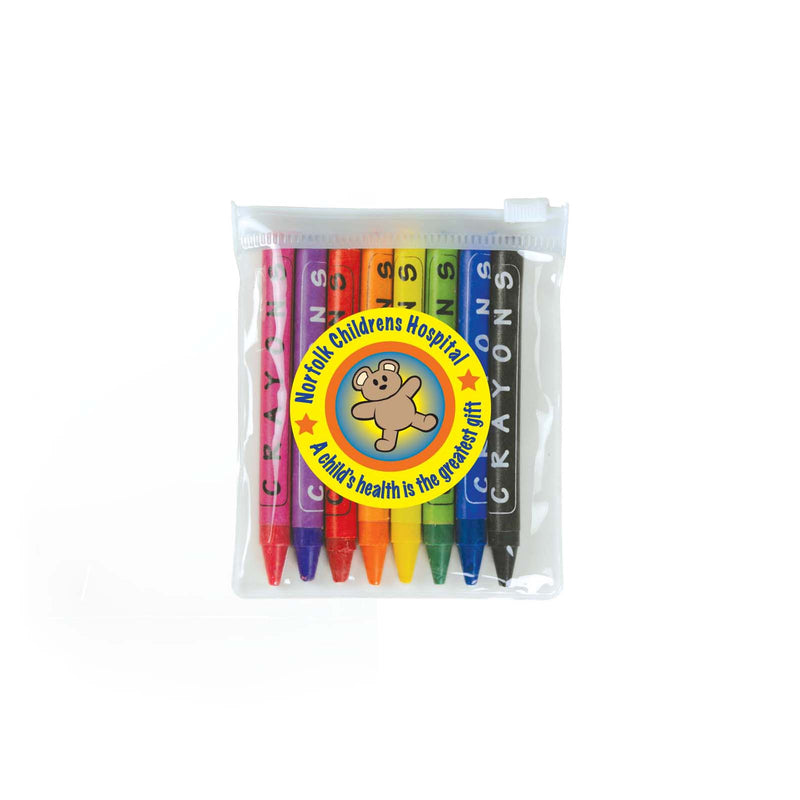 LL198.Louvre Crayons in PVC Zipper Pouch