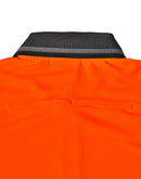 SW79 UNISEX HI-VIS BAMBOO CHARCOAL VENTED SS POLO