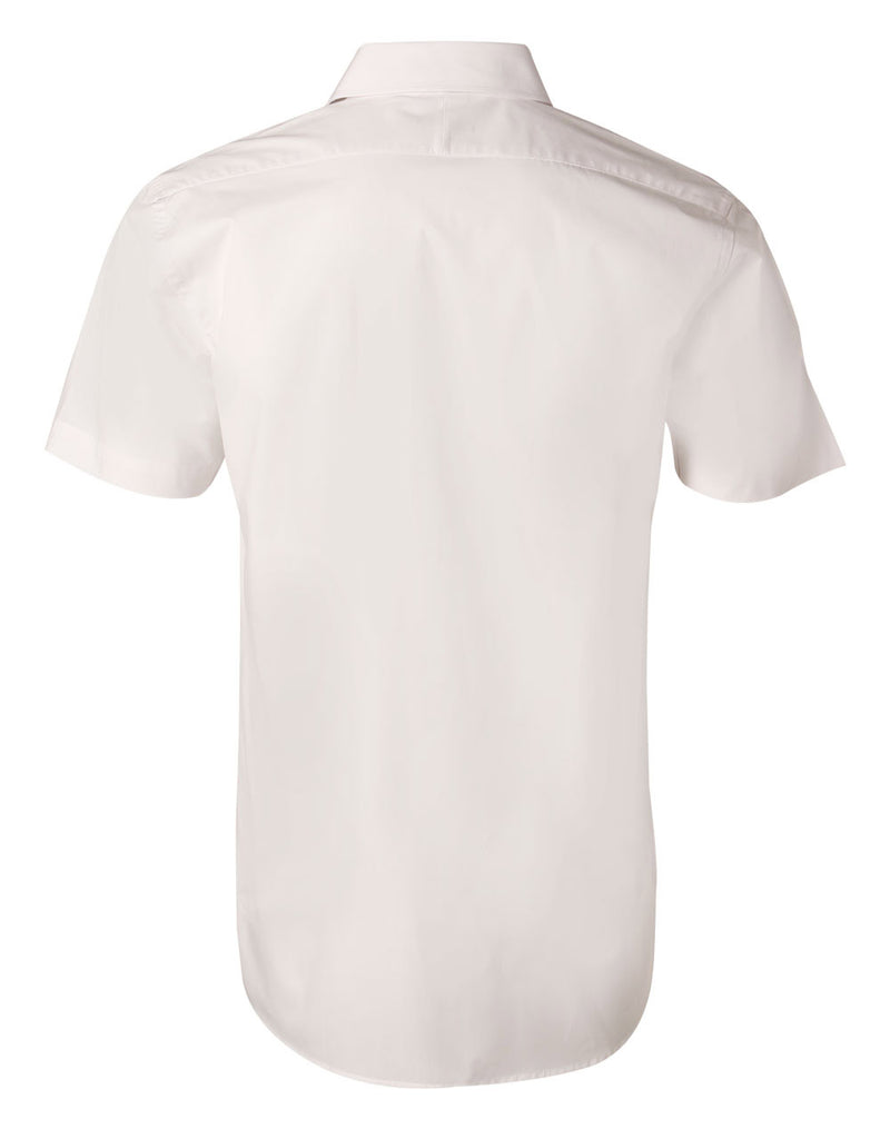 M7020S Men's Cotton/Poly Stretch Short Sleeve Shirt