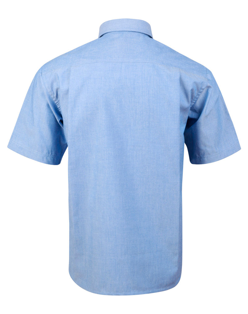 BS03S Men's Chambray Short Sleeve