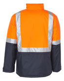 SW28A HI-VIS TWO TONE RAIN PROOF JACKET WITH QUILT LINING