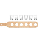 Shot glass paddle tray