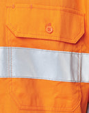 SW82 UNISEX HI VIS COOL-BREEZE SAFETY LS SHIRT (GENERIC TAPE)