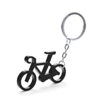 Keychain bicycle shaped