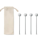 Set of 4 Drink stirrers