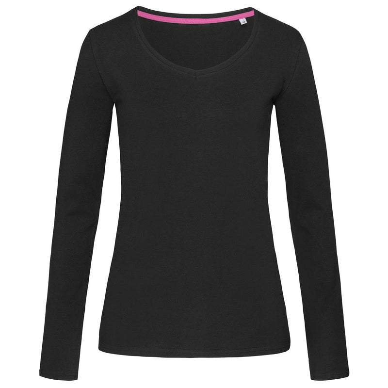 ST9720.Women's Claire V-neck Long Sleeve