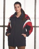JK28 BATHURST Tri-colour Jacket With Hood Unisex