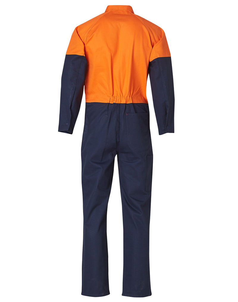 SW205 MEN'S TWO TONE COVERALL Stout Size