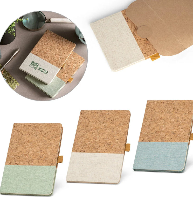 Cork and Linen Notebook