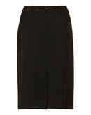 M9470 Women's Wool Blend Stretch Mid Length Lined Pencil Skirt