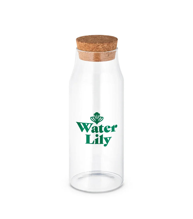 Jasmin 1L Glass Bottle with Cork Lid