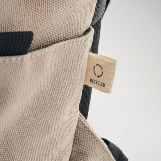 Leirur Recycled Washed Canvas Backpack