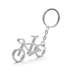 Keychain bicycle shaped