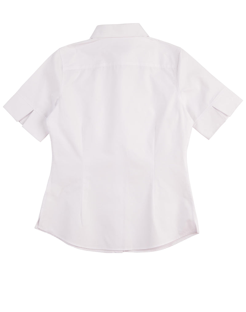 M8040S Women's CVC Oxford Short Sleeve Shirt