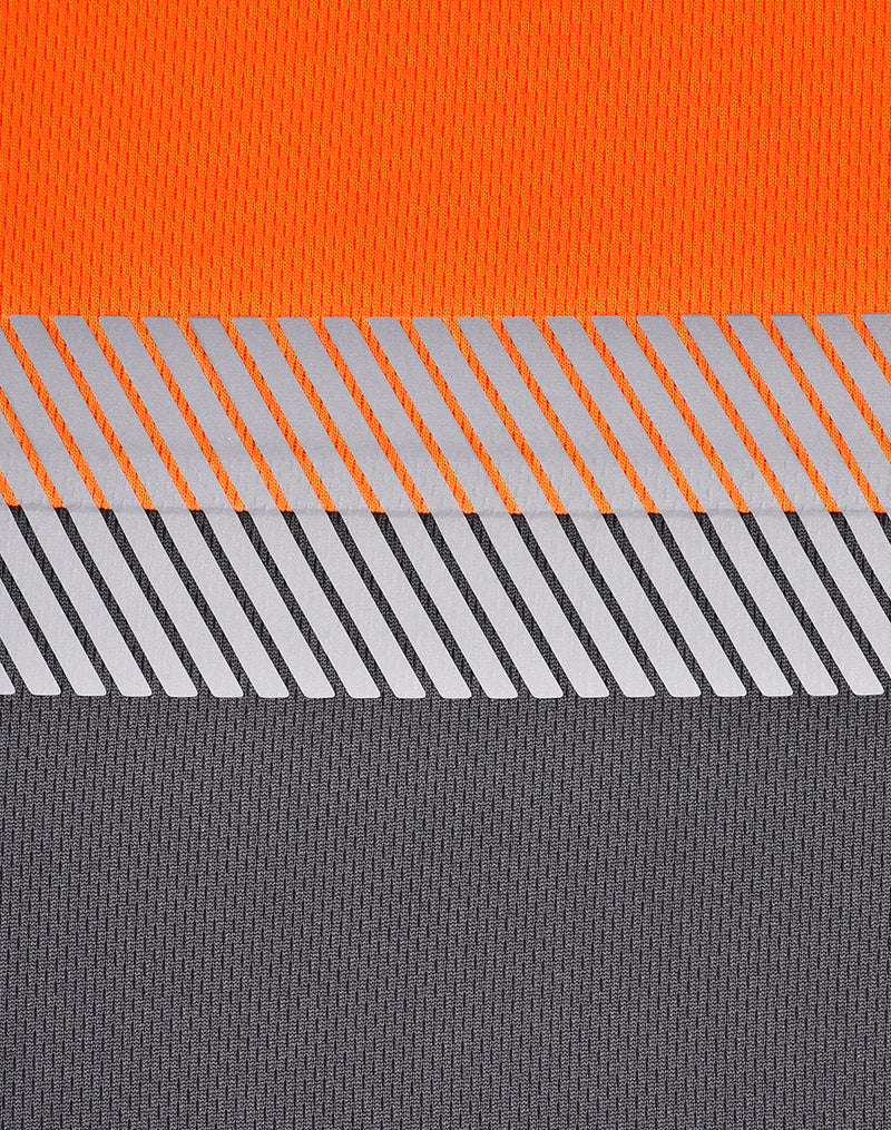 SW86 UNISEX COOLDRY® SEGMENTED LS POLO