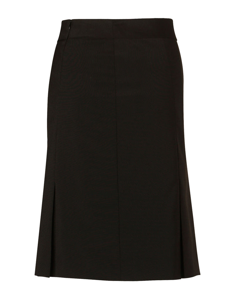 M9473 Women's Wool Blend Strecth Pleated SKirt