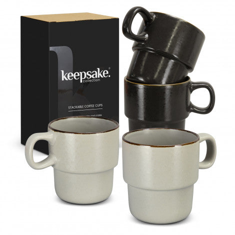Keepsake Stackable Coffee Cup - Set of 2 custom promotional trucker caps