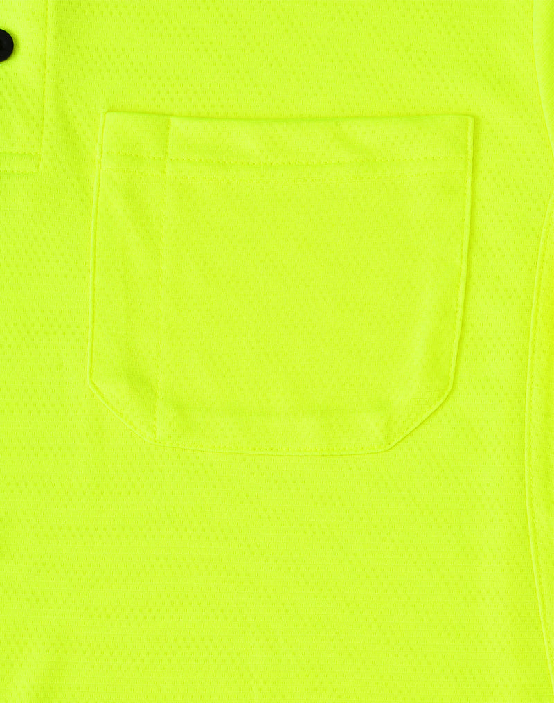 SW81 UNISEX HI-VIS BAMBOO CHARCOAL SS POLO