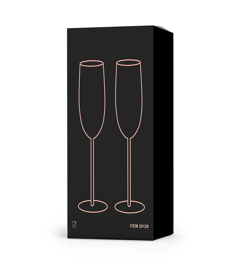 Gagax Flute Glass Set