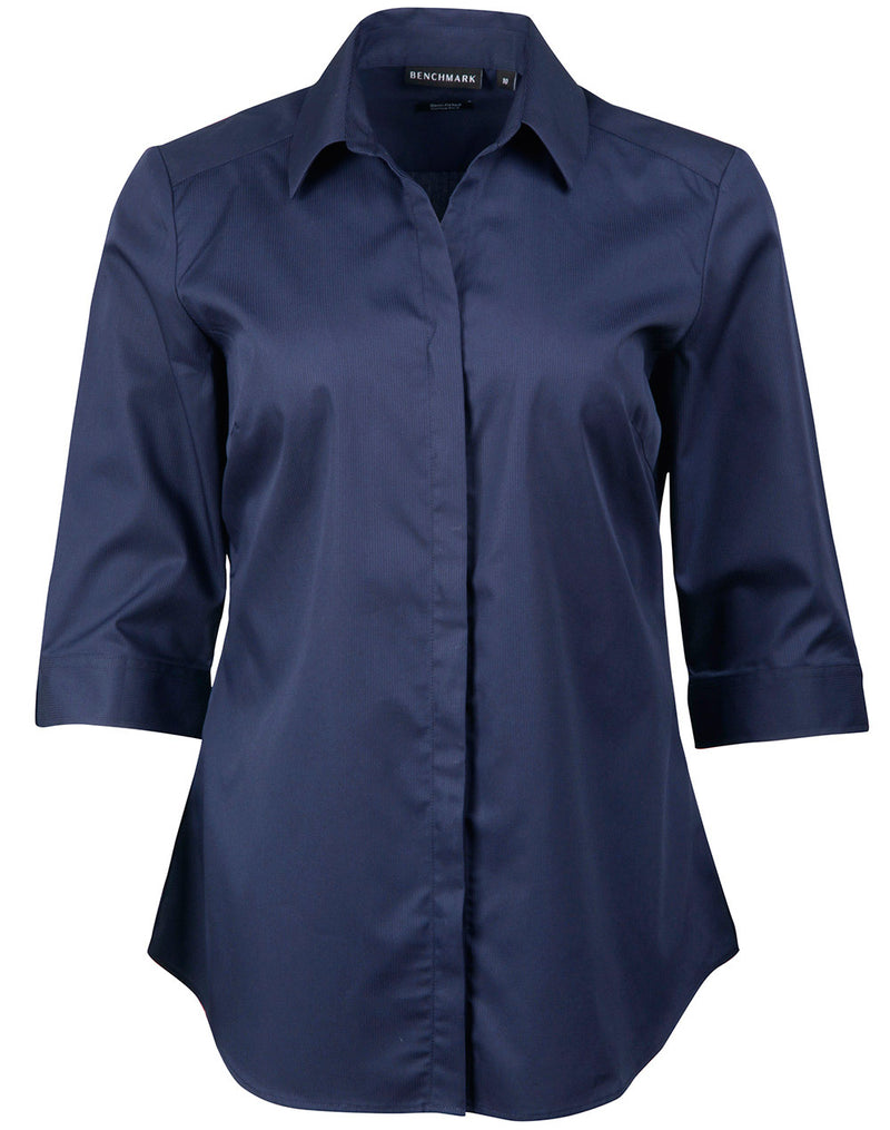 M8110Q BARKLEY LADIES TAPED SEAM 3/4 SLEEVE SHIRT