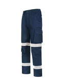 WP26HV UNISEX COTTON STRETCH RIP-STOP WORK PANTS WITH SEGMENTED TAPE