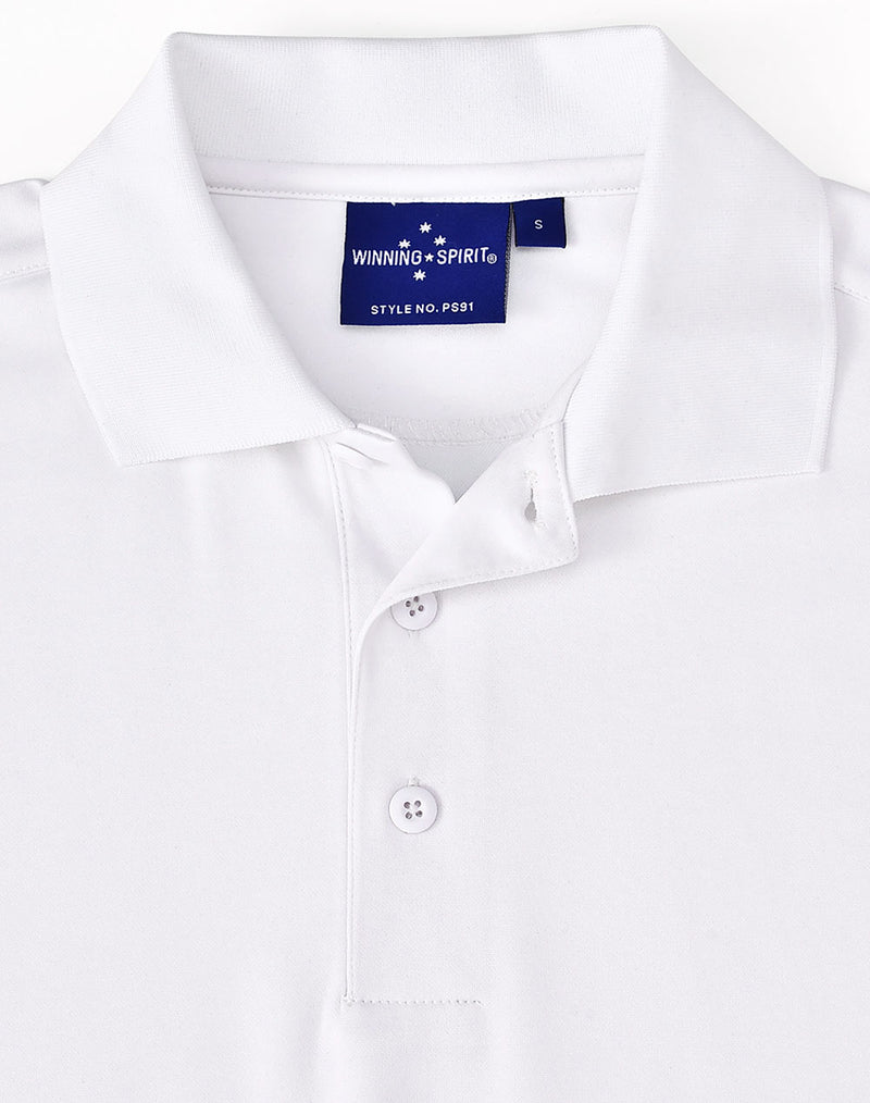 PS91 MENS SUSTAINABLE POLY/COTTON CORPORATE SS POLO