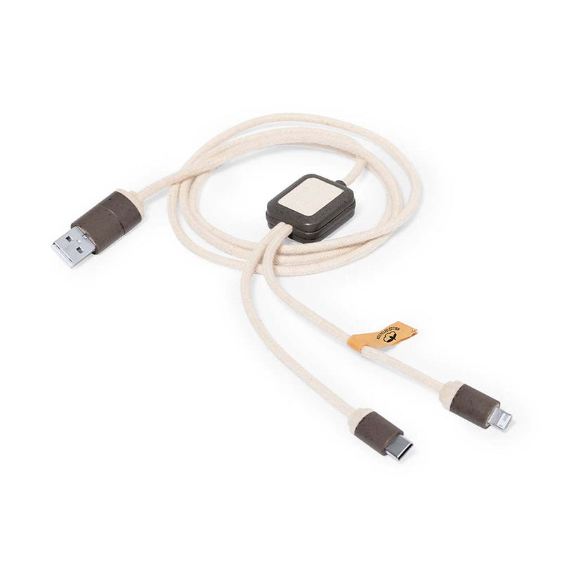 Seymur Charging Cable - Recycled Cotton