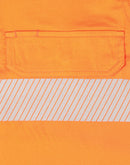 SW83 UNISEX HI VIS COOL-BREEZE SAFETY LS SHIRT (SEGMENTED TAPE)