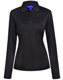 PS90 LUCKY BAMBOO LONG SLEEVE POLO Ladies