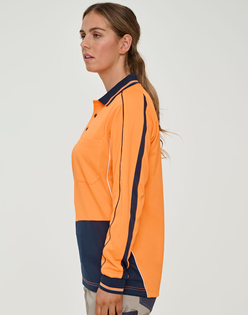 SW90 HI-VIS SUSTAINABLE COOL-BREEZE SAFETY POLO