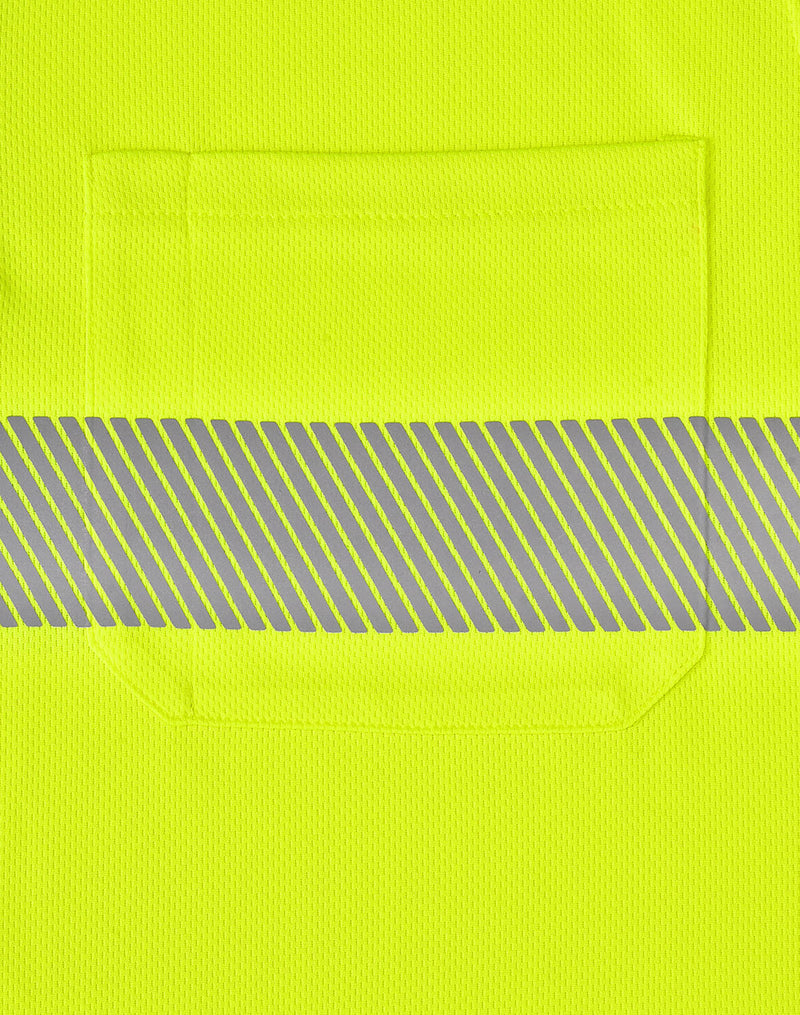 SW86 UNISEX COOLDRY® SEGMENTED LS POLO