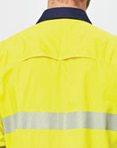 SW83 UNISEX HI VIS COOL-BREEZE SAFETY LS SHIRT (SEGMENTED TAPE)