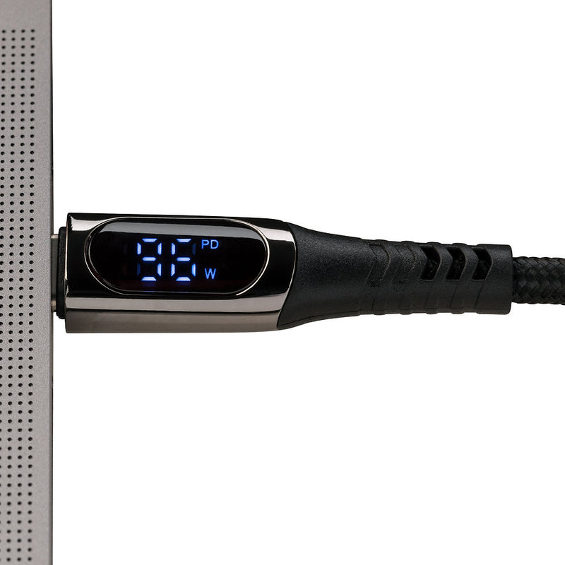 USB-C Cable with Display - 100 Watt