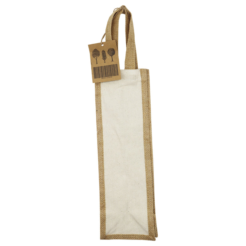 Jute Single Wine Bag