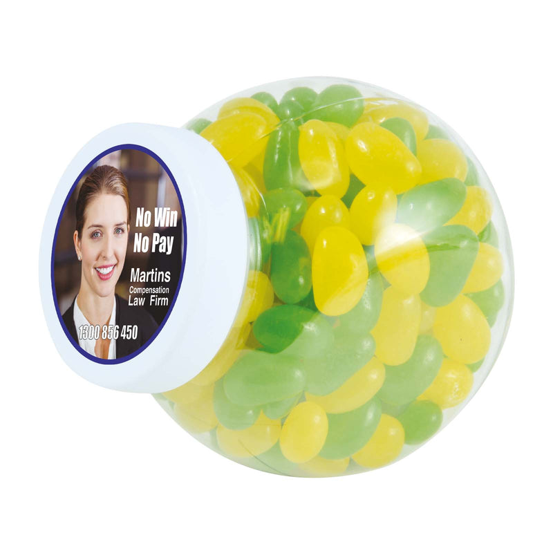 LL3149.Corporate Colour Mini Jelly Beans in Container