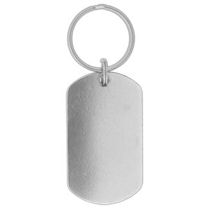 Dog Tag Keychain