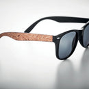 Sunglasses with cork arms