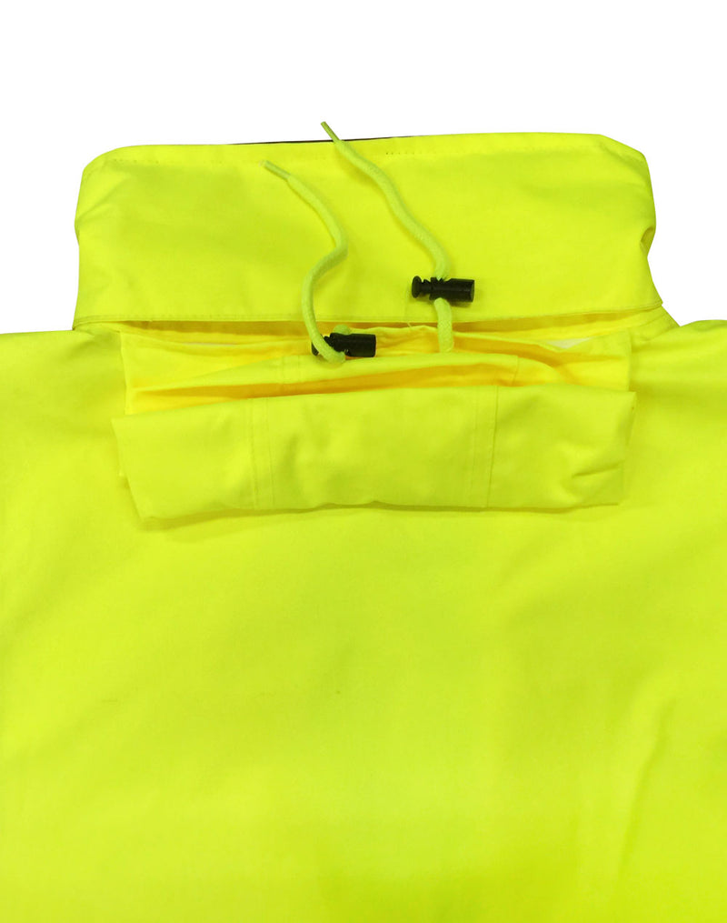 SW18A HI-VIS SAFETY JACKET WITH MESH LINING & 3M TAPES