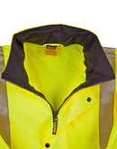 SW18A HI-VIS SAFETY JACKET WITH MESH LINING & 3M TAPES