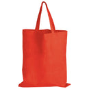 LL509.Coloured Cotton Short Handle Tote Bag