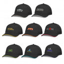 Swift Cap Black, Custom embroidered with company logos