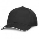 Black Swift Cap with White Trim