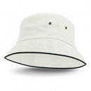 Bondi Bucket Hat - Black Sandwich Trim