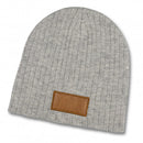 Nebraska Heather Cable Knit Beanie Patch