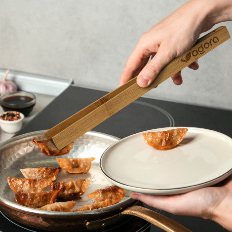 Bamboo Serving Tongs