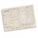 BRANDCRAFT Fire Truck Wooden Model