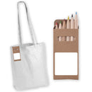 LL5524.Colouring Long Handle Cotton Bag & Pencils